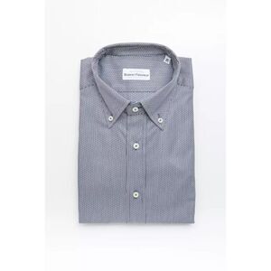 Robert Friedman Blue Cotton Men's Men's Shirt